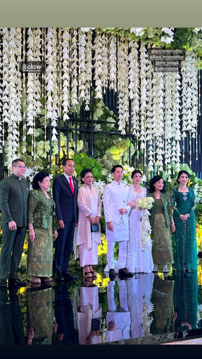 Pernikahan Kevin Sanjaya dan Valencia Tanoe (instagram.com/angelatanoesoedibjo)