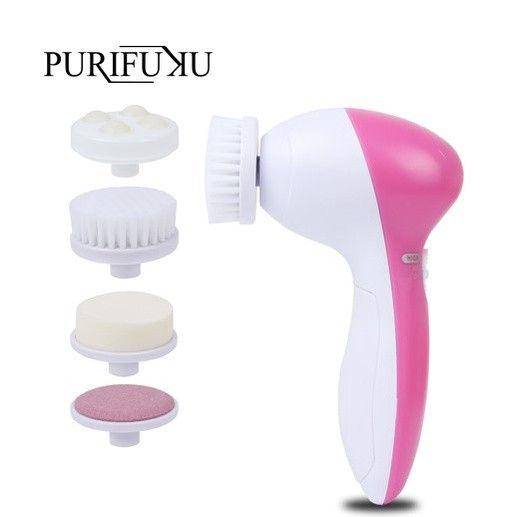 PURIFUKU 5 in 1 Electric Body Face Wash Machine Facial Pore. (dok. Tokopedia/jubelstr)
