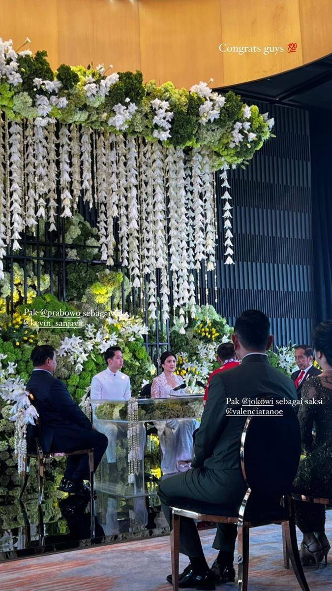 Kevin Sanjaya dan Valencia Tanoe menikah secara hukum (Instagram.com/clarissatanoe)