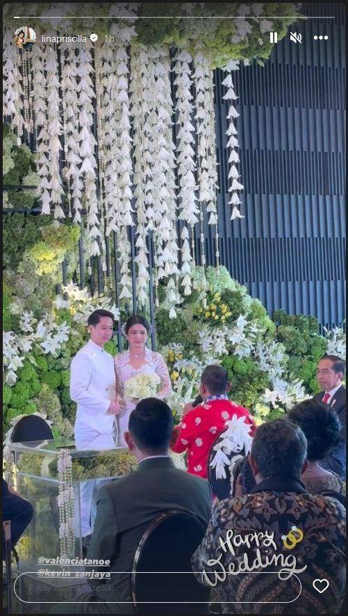 Kevin Sanjaya dan Valencia Tanoe menikah secara hukum (Instagram.com/linapriscilla)
