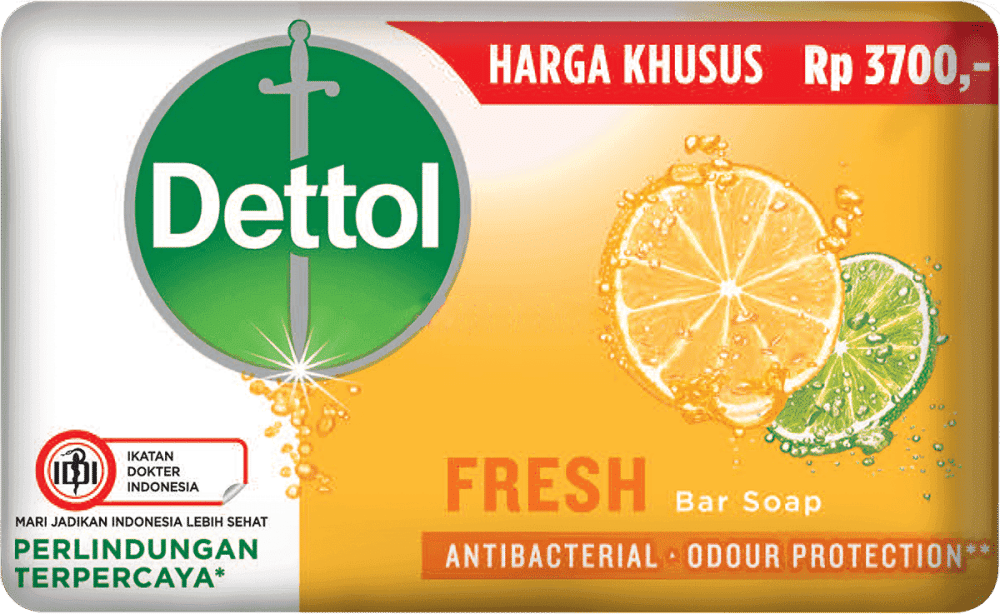 Dettol Sabun Batang Anti Bakteri Fresh (dok. Dettol)
