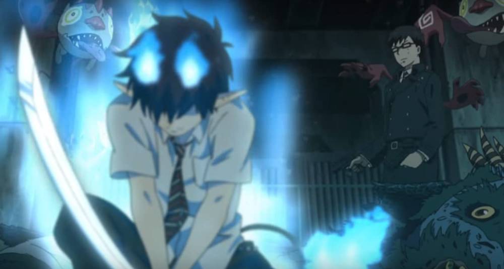 Rin dan Yukio dari anime Blue Exorcist (2011) (dok. A-1 Pictures/Blue Exorcist)