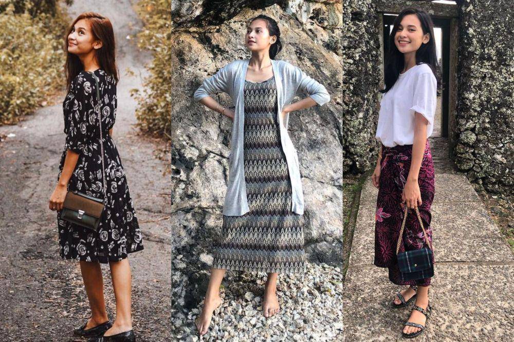 ide OOTD traveling ke alam ala Indah Permatasari (instagram.com/indahpermatas)
