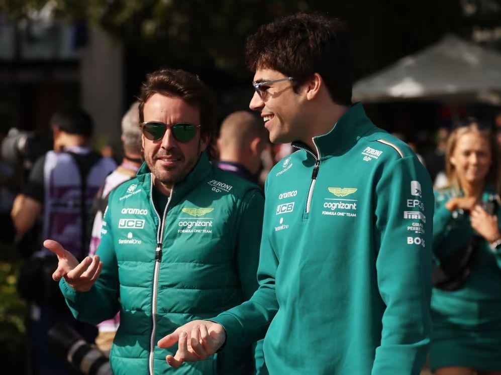 Fernando Alonso dan Lance Stroll (formula1.com)