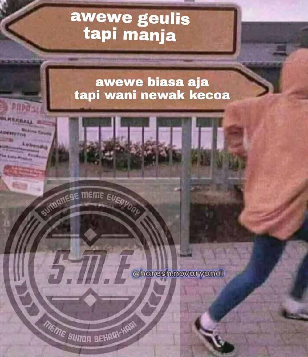 meme belok kanan langsung (instagram.com/haresh.novaryandi)