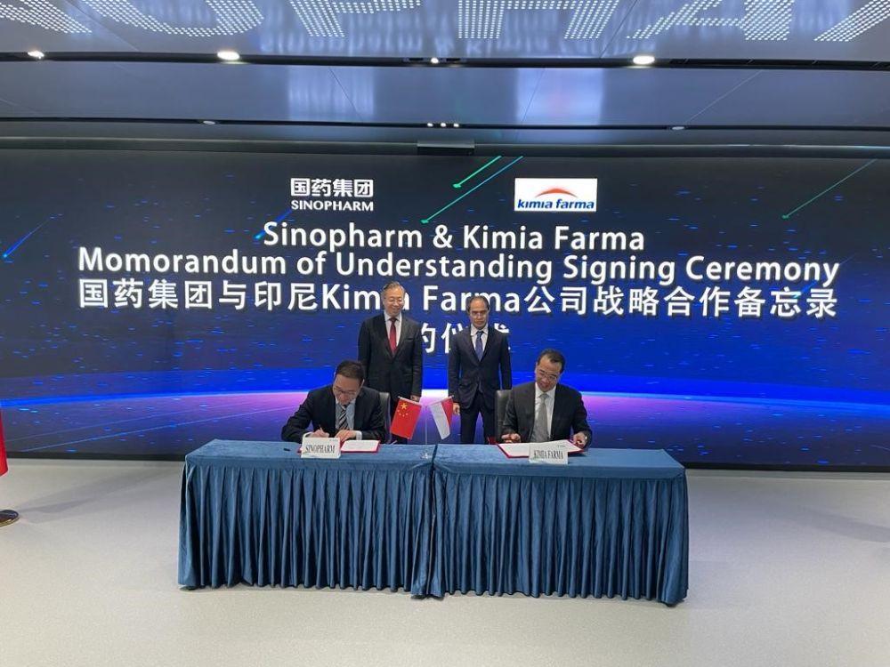 Kimia Farma Teken MoU dengan Sinopharm, Kerja Sama Apa Saja?