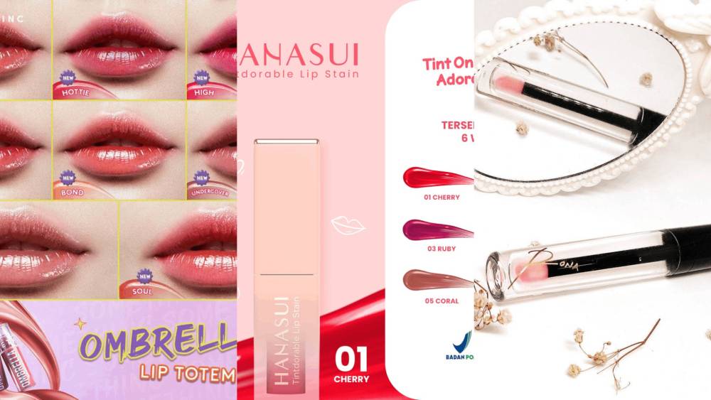Lip product yang ringan (somethinc.com|dok. Shopee/pompurinstore|dok. Shopee/ronabeautyid)