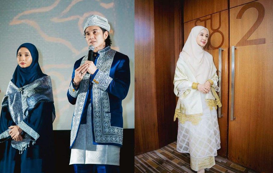 9 Potret Laudya Cynthia Bella Pakai Baju Khas Minang saat Promosi Film