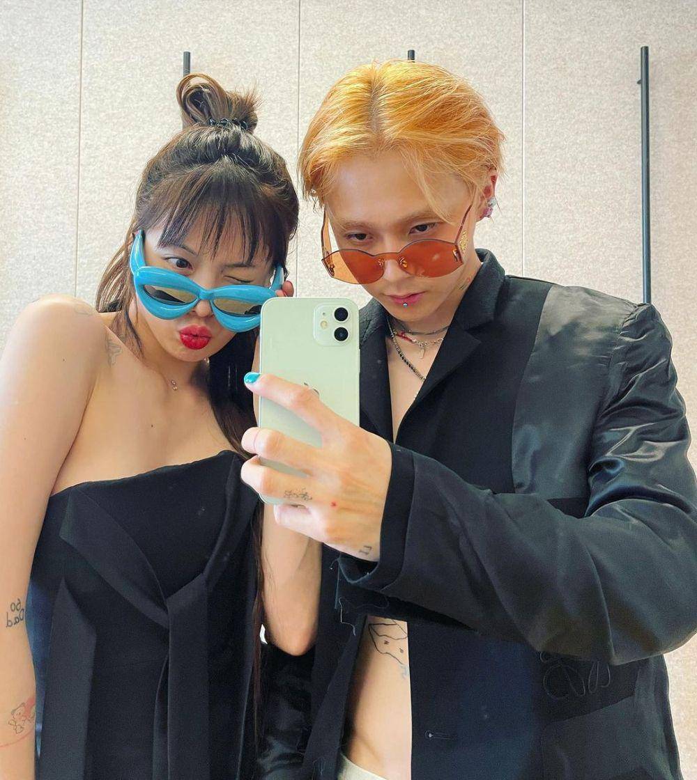 potret DAWN dan HyunA (instagram.com/hyojong_1994)