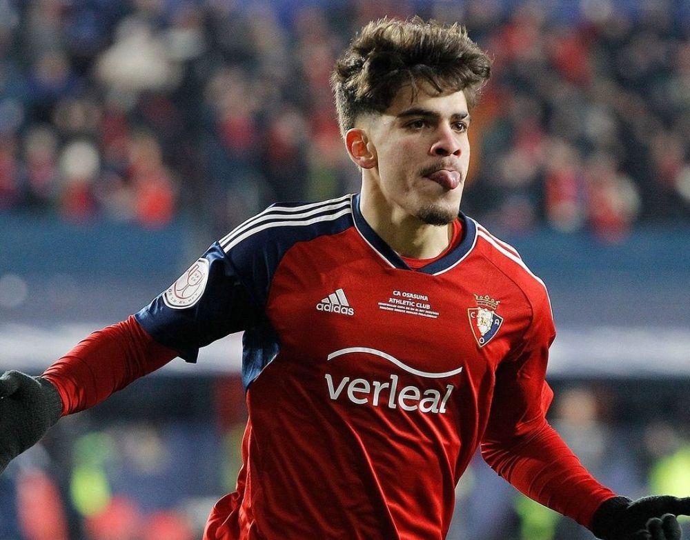 Abde Ezzalzouli saat merayakan selebrasi gol bersama Osasuna (instagram.com/caosasuna)