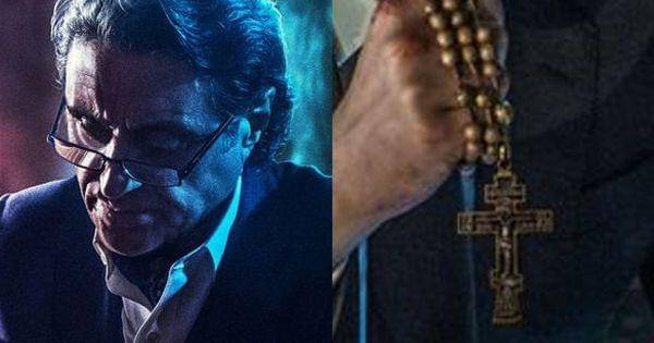 Winston yang memilik tato berbentuk logo Ruska Roma ( Dok. Lionsgate  / John Wick 3)