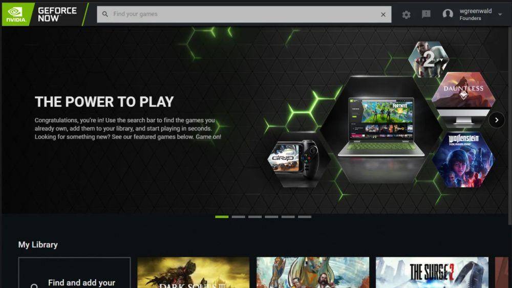 NVIDIA GeForce Now (dok. NVIDIA)