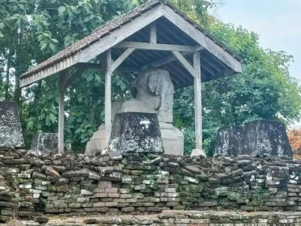 Candi Gayatri. (Instagram/mojopahitlelono)