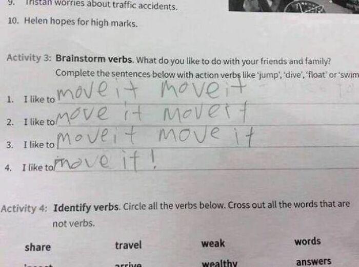 Jawaban nyeleneh anak sekolah (reddit.com)