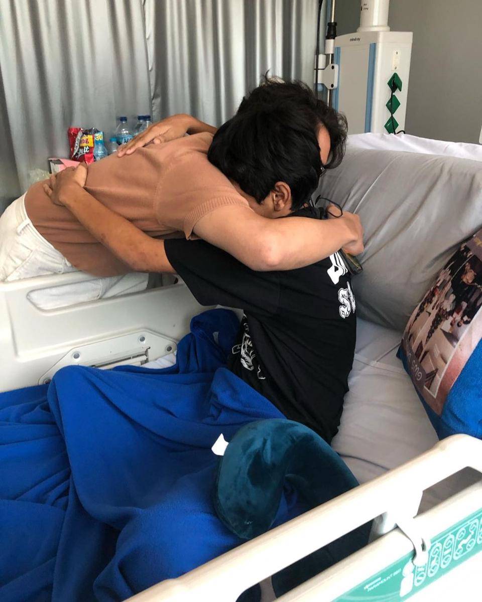 potret Ardhito Pramono jenguk David Ozora (instagram.com/ardhitopramono)