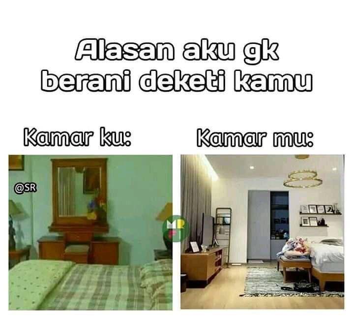ilustrasi meme insecure sama gebetan kaya (instagram.com/deritasosmed)