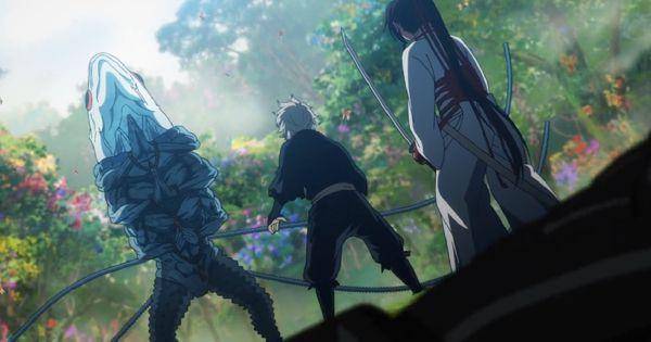 Gabimaru dan Sagiri melawan manusia ikan ( Dok. Mappa / Jigokuraku )