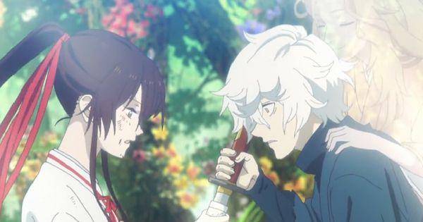 Gabimaru menghentikan dirinya membunuh Sagiri ( Dok. Mappa / Jigokuraku )