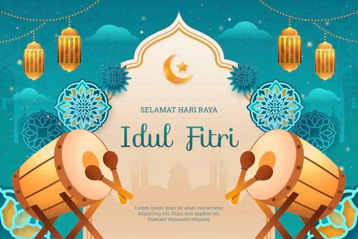 ilustrasi idulfitri (freepik.com/freepik)