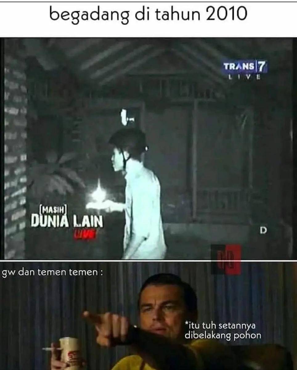 meme bawel saat nonton TV (instagram.com/kumpulan.meme.id)