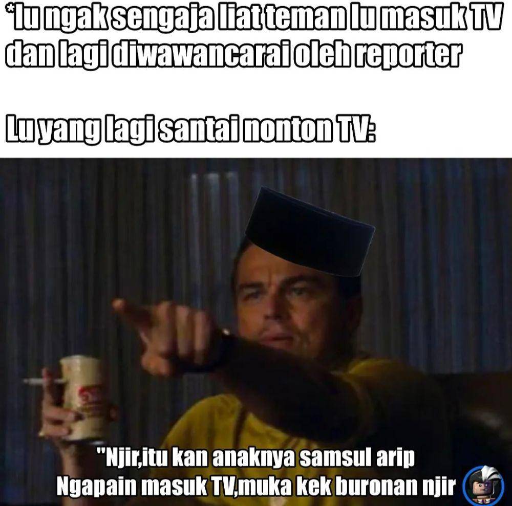 meme bawel saat nonton TV (instagram.com/wajahsetengah.mp4)