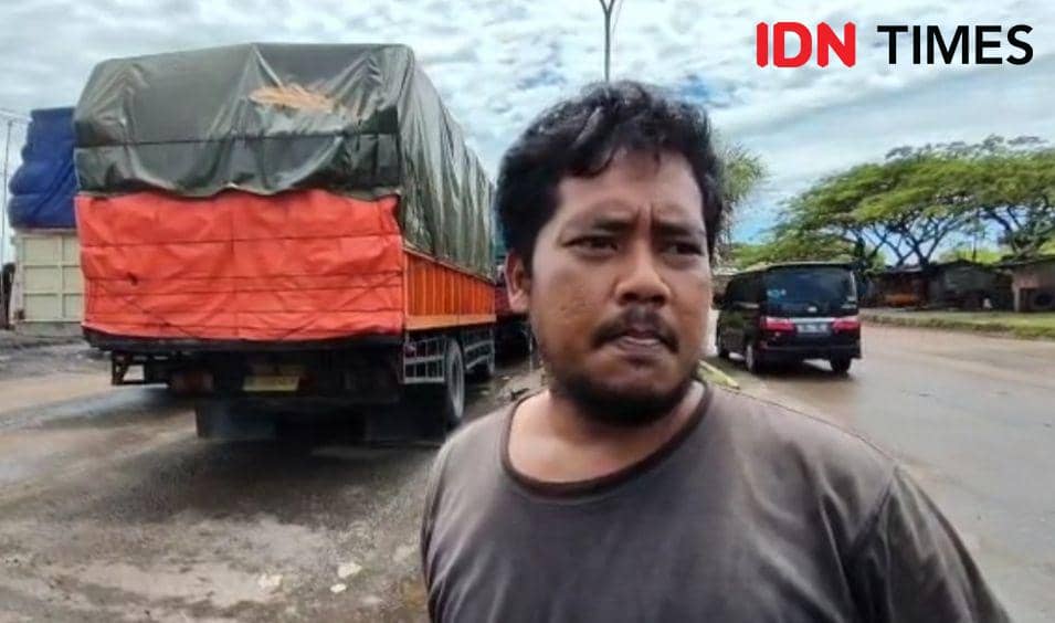 Truk Logistik di Pelabuhan Ciwandan Korban Bajing Loncat
