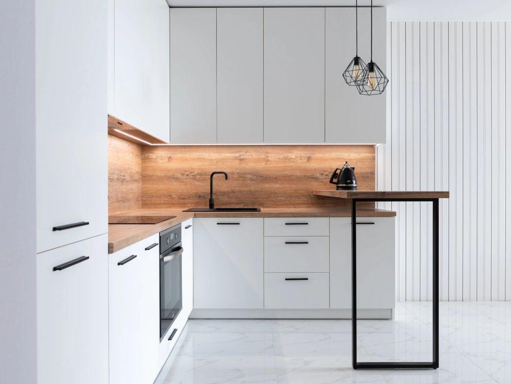 inspirasi dapur dengan bentuk L (pexels.com/Max Rahubovskiy)