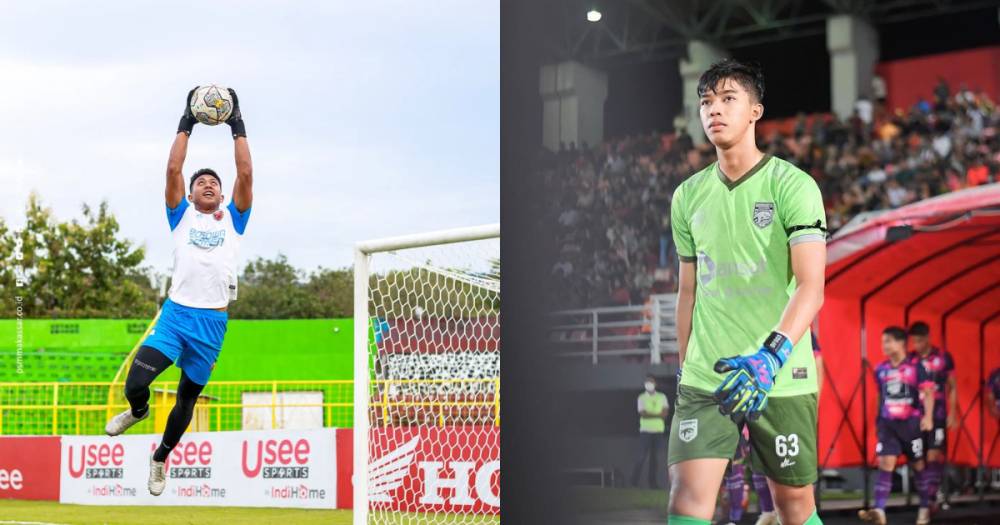 Kiper PSM Makassar, Muhammad Ardiansyah - Kiper Borneo FC, Daffa Fasya Sumawijaya. (Kolase Berbagai Sumber)