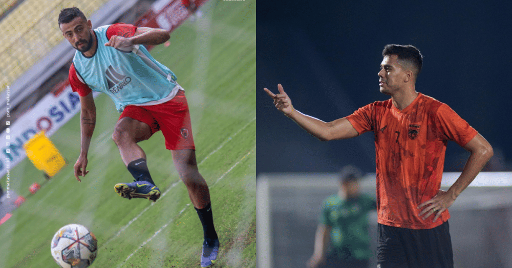 Striker PSM Makassar, Everton Nascimento - Striker Borneo FC, Matheus Pato. (Kolase Berbagai Sumber)
