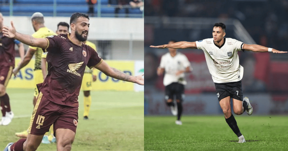 Antarlini PSM Vs Borneo FC, Parade Brasileiros di Lini Depan