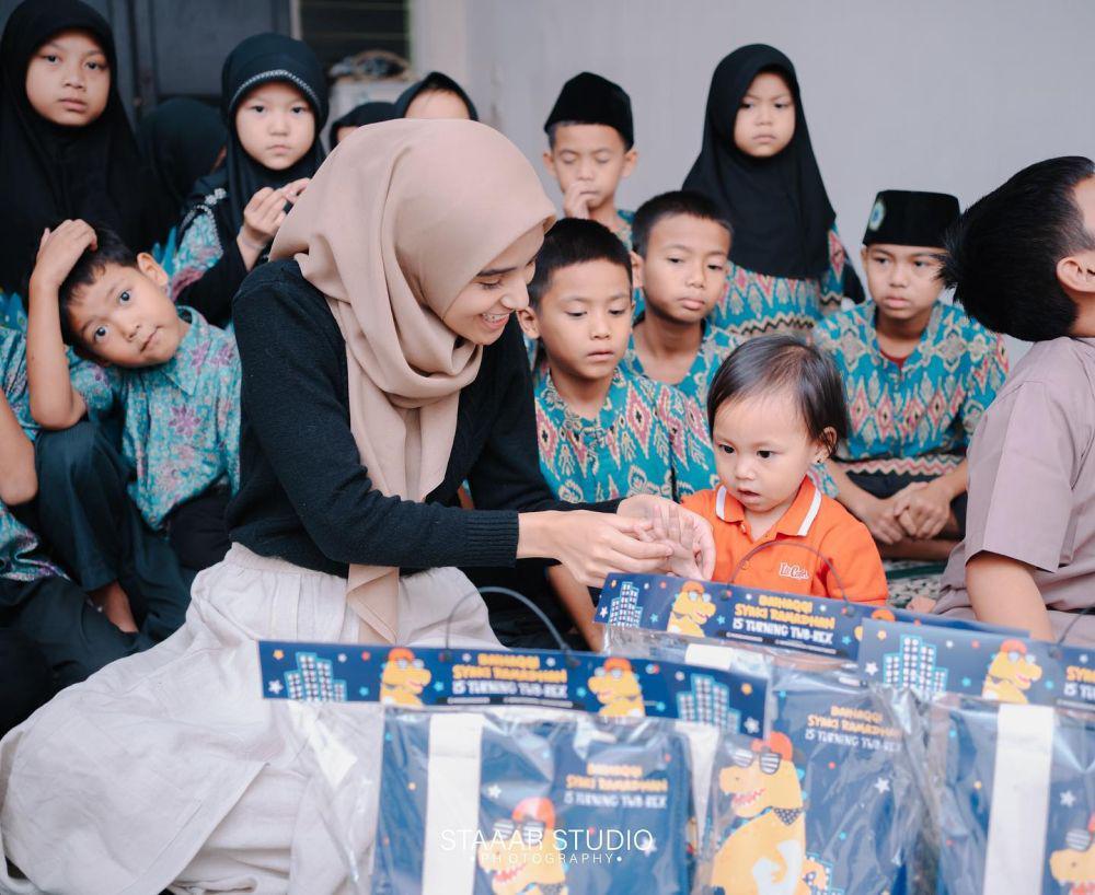 potret perayaan ulang tahun Baihaqqi Syaki Ramadhan (Radian Anggawijaya via instagram.com/nadyamustikarahayu)