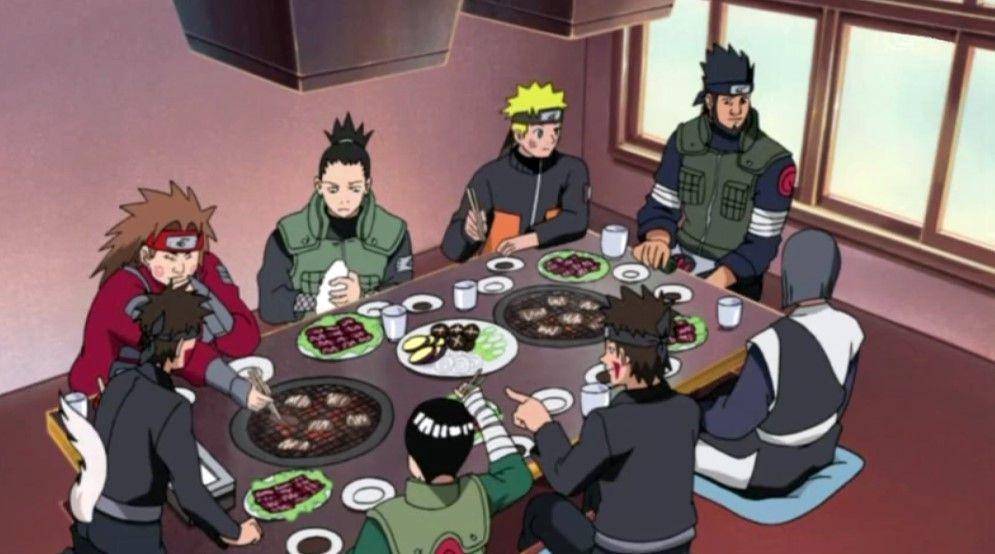 Naruto makan yakiniku di Naruto: Shippuden (dok. Pierrot/Naruto: Shippuden)