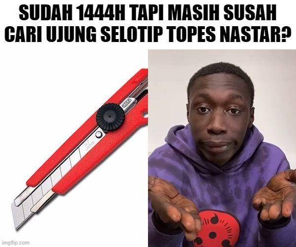 meme ujung selotip toples (twitter.com/handikov)