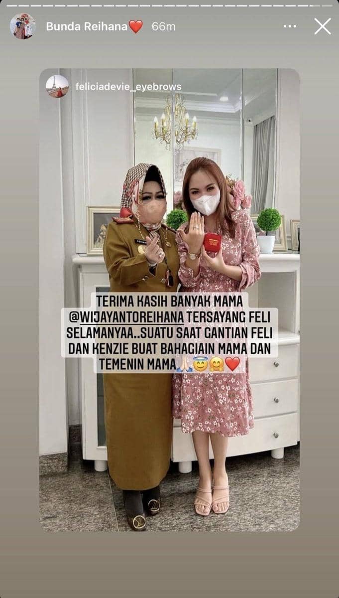 Penampakan gaya hidup mewah Kadiskes Lampung, Reihana. (Twitter/@PartaiSocmed).