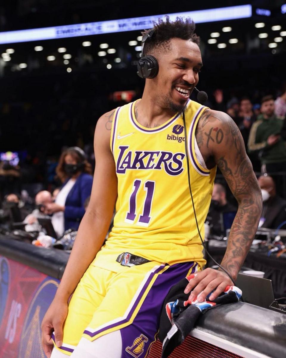 Malik Monk saat berseragam Los Angeles Lakers. (instagram.com/ahmad_monk)