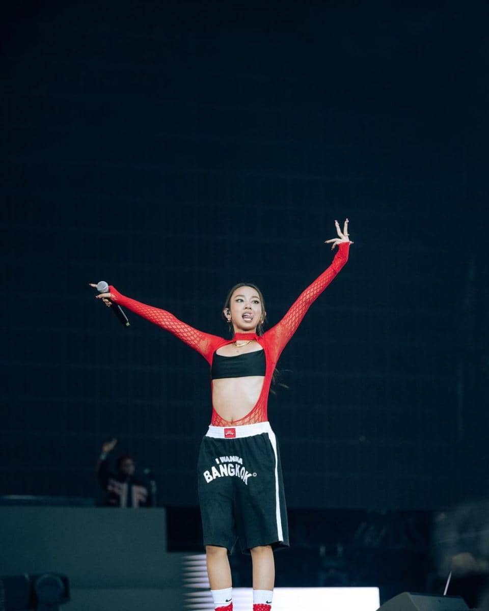 potret MILLI di Festival "Rolling Loud Thailand 2023" (instagram.com/rollingloud.th)