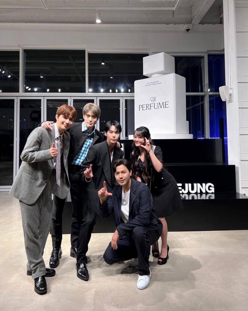 Sofia Kim dan Son Junho di NCT DOJAEJUNG DEBUT LAUNCH SHOW (instagram.com/palmtreeisland.official)