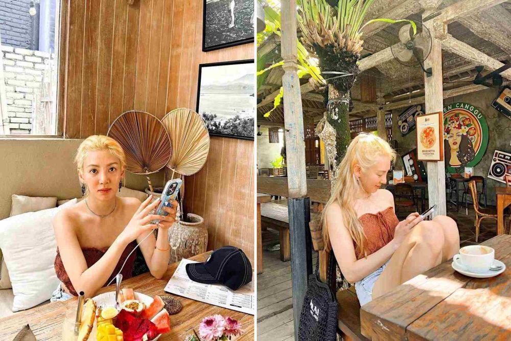 10 Potret Liburan Hyoyeon SNSD di Bali, Jadi Warlok Nih!