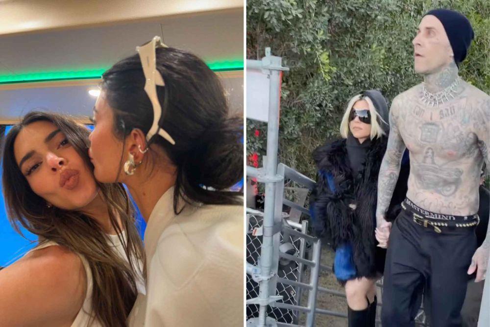 10 Potret Kylie, Kendall, dan Kourtney Kardashian di Coachella 2023
