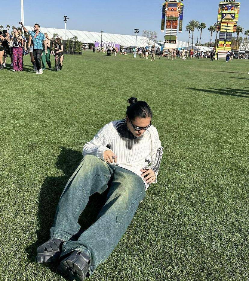 Gangga Kusuma nonton festival musik Coachella (instagram.com/ganggaksm)