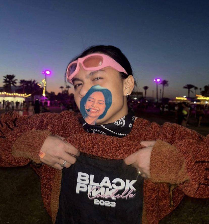 Gangga Kusuma nonton festival musik Coachella (instagram.com/ganggaksm)