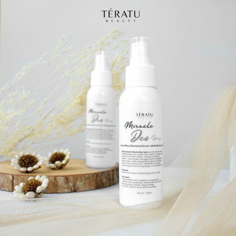 Miracle Deo Spray Teratu Beauty. (dok. Tokopedia/Teratu Beauty Kediri)