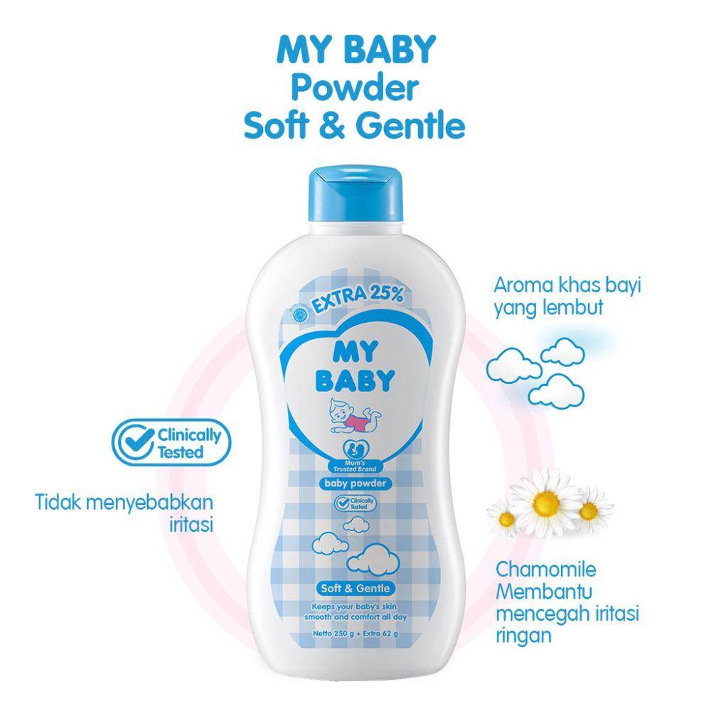 My Baby Powder Soft Gentle. (dok. Shopee/tempostore)