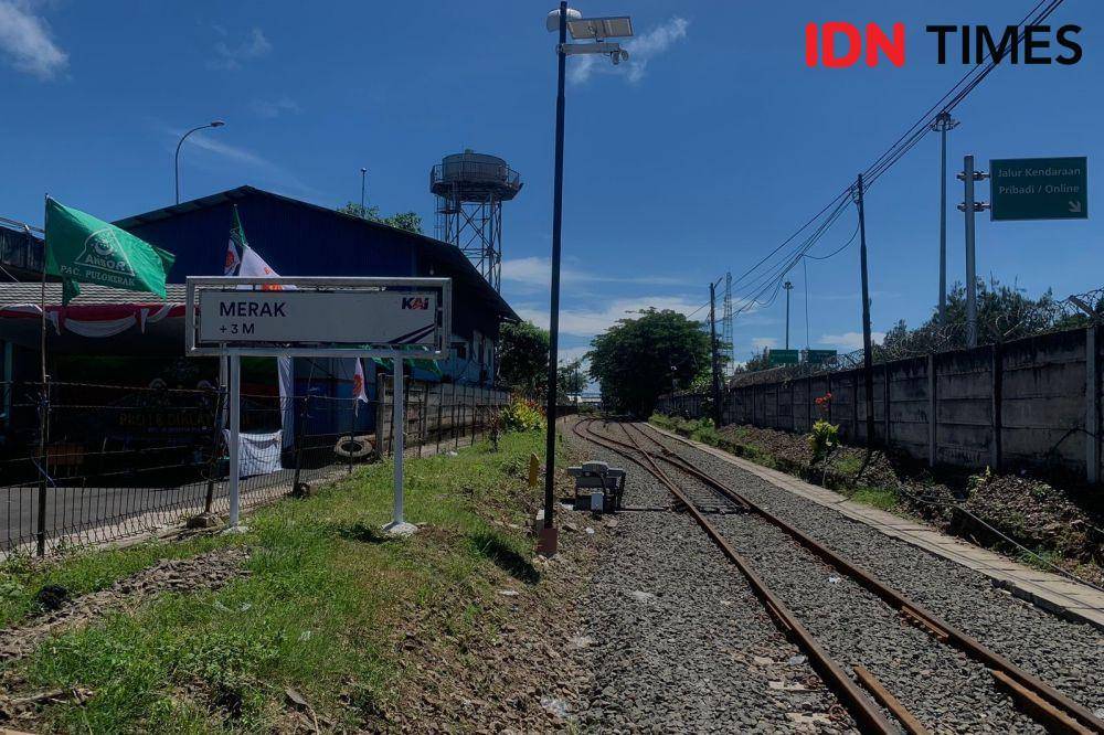 Stasiun KAI Merak (IDN Times/Muhammad Iqbal)