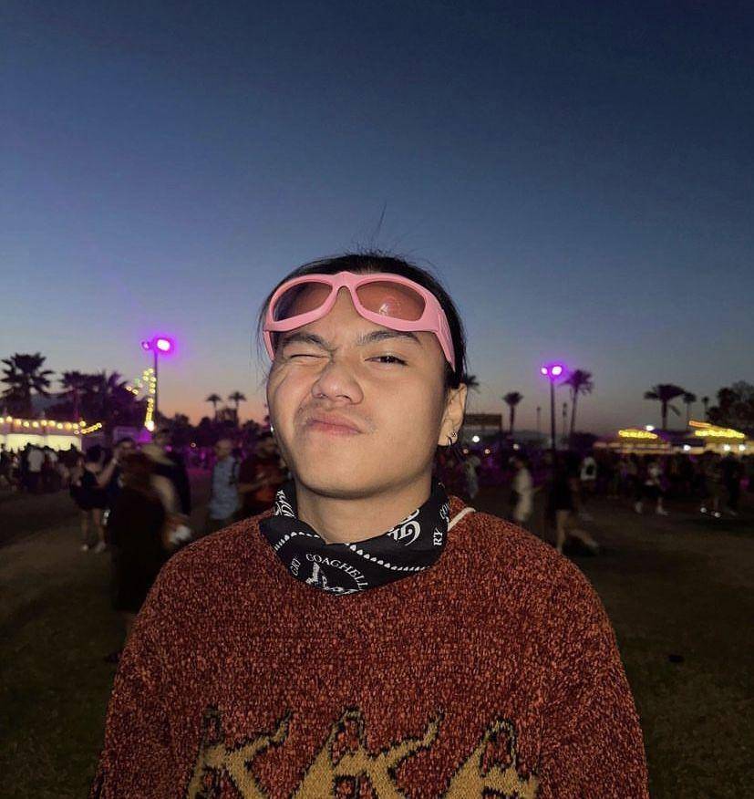 Gangga Kusuma nonton festival musik Coachella (instagram.com/ganggaksm)