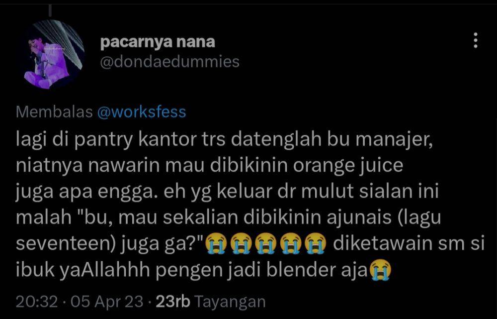 kejadian lucu di tempat kerja (twitter.com/dondaedummies)
