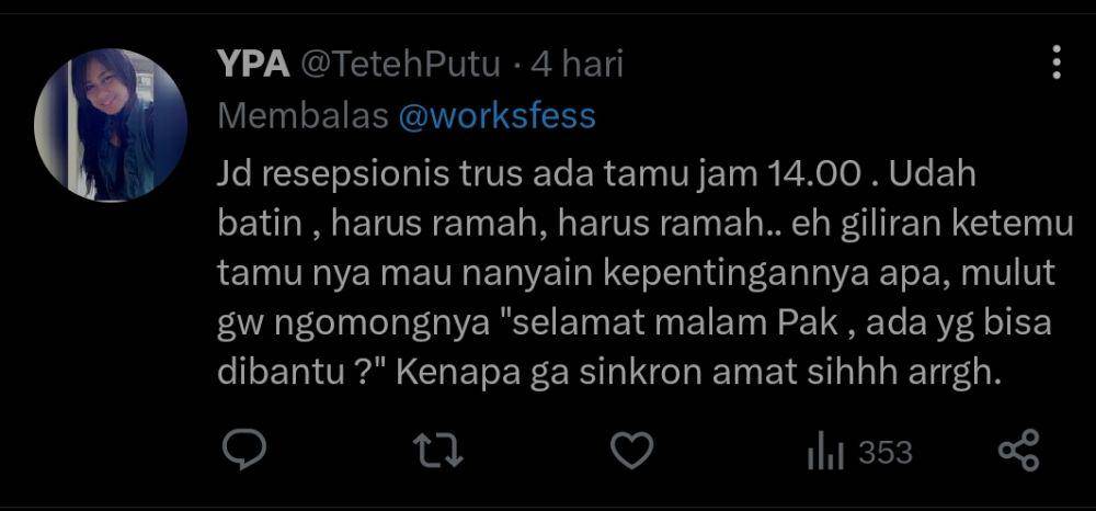 kejadian lucu di tempat kerja (twitter.com/TetehPutu)