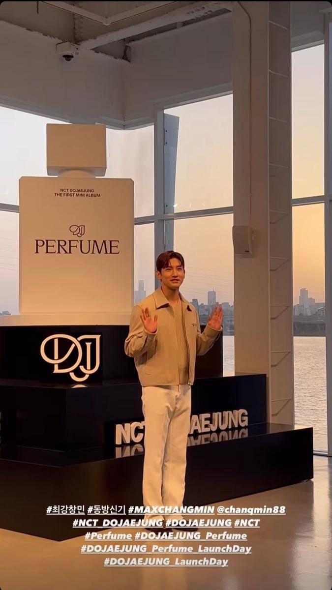 Changmin TVXQ di NCT DOJAEJUNG DEBUT LAUNCH SHOW (instagram.com/nct_dojaejung)
