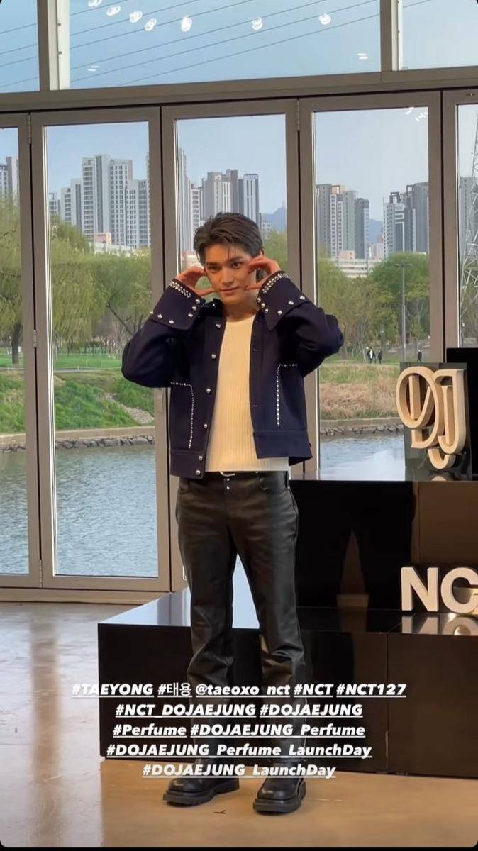 Taeyong di NCT DOJAEJUNG DEBUT LAUNCH SHOW (instagram.com/nct_dojaejung)