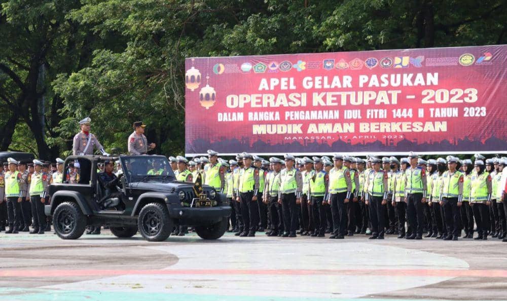 Polda Sulsel Tingkatkan Pengamanan Arus Mudik Lebaran 2023